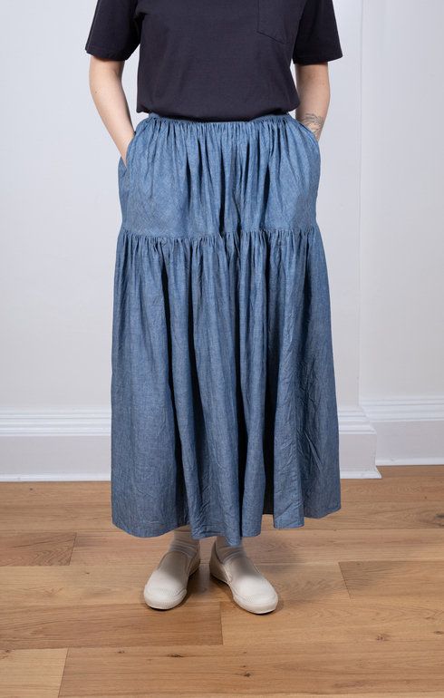 Tiered Maxi Skirt