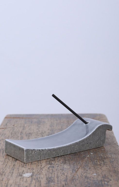 Incense Stand Blue Grey
