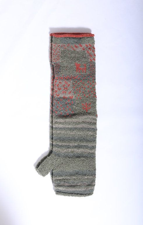 Gabbeh Patch 2Way Mitten Khaki