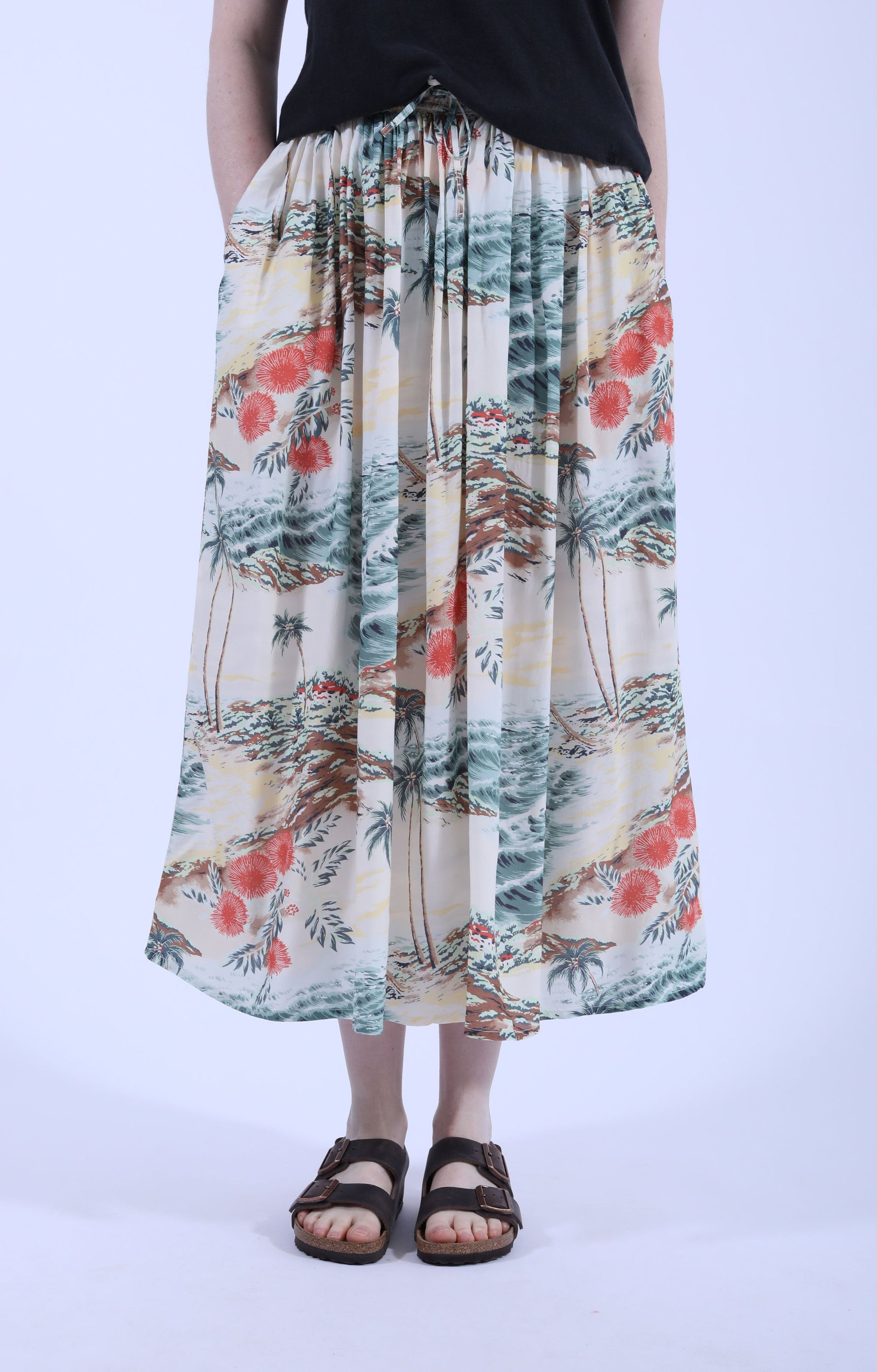 Hawaiian Gathered Skirt