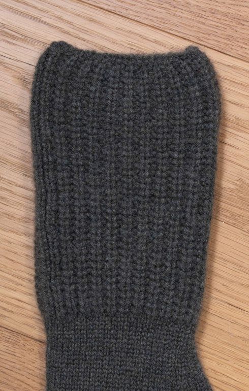 Ribbed Cuff Gloves Loden