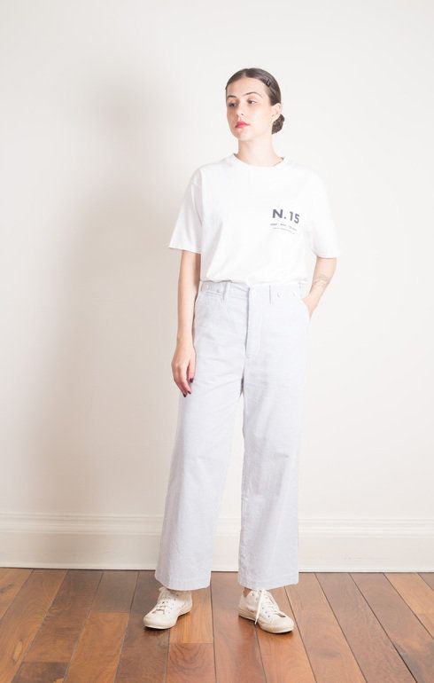 Waist Overalls Hickory Stripe