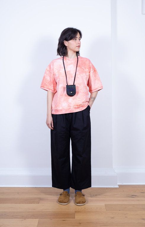 French Terry Cropped S/S Sweat Tie Dye