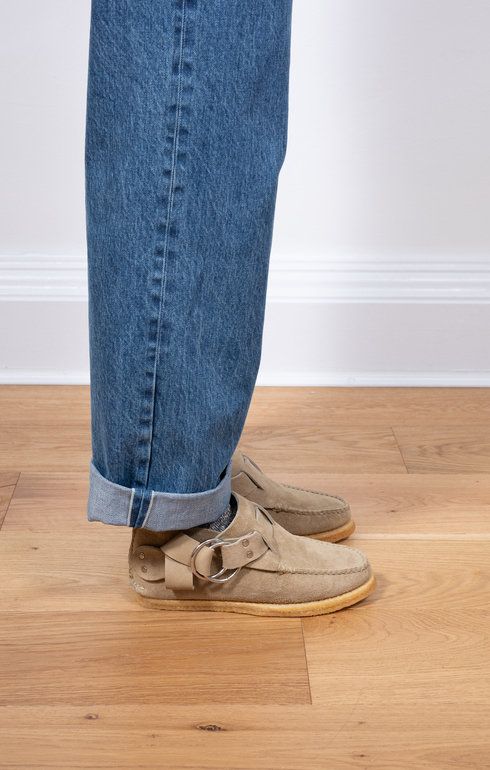 Ring Boots Crepe Sole Khaki
