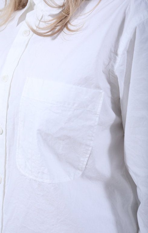 GB Unisex Shirt Poplin White