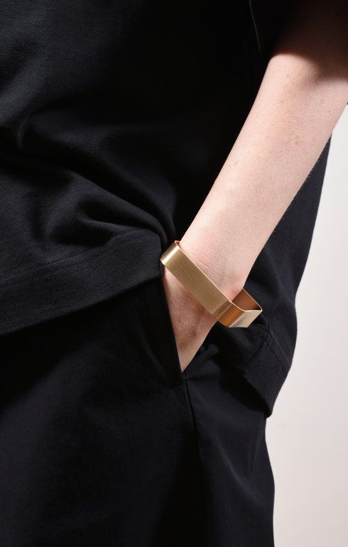 Bracelet Bronze Square (S) - Gold