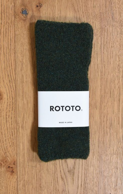 Seamless Wool Hand Warmer D. Green