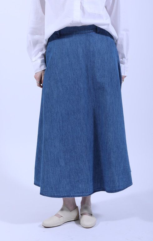 Bea Skirt Denim Iceberg