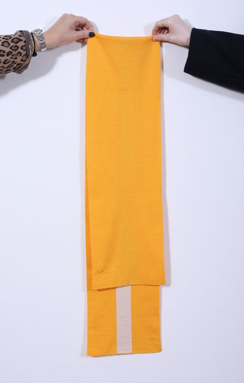 School Boy Muffler Scarf Yellow