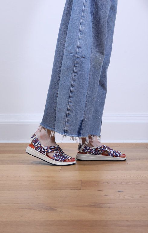 Canyon Aztec - Navy/Orange/White