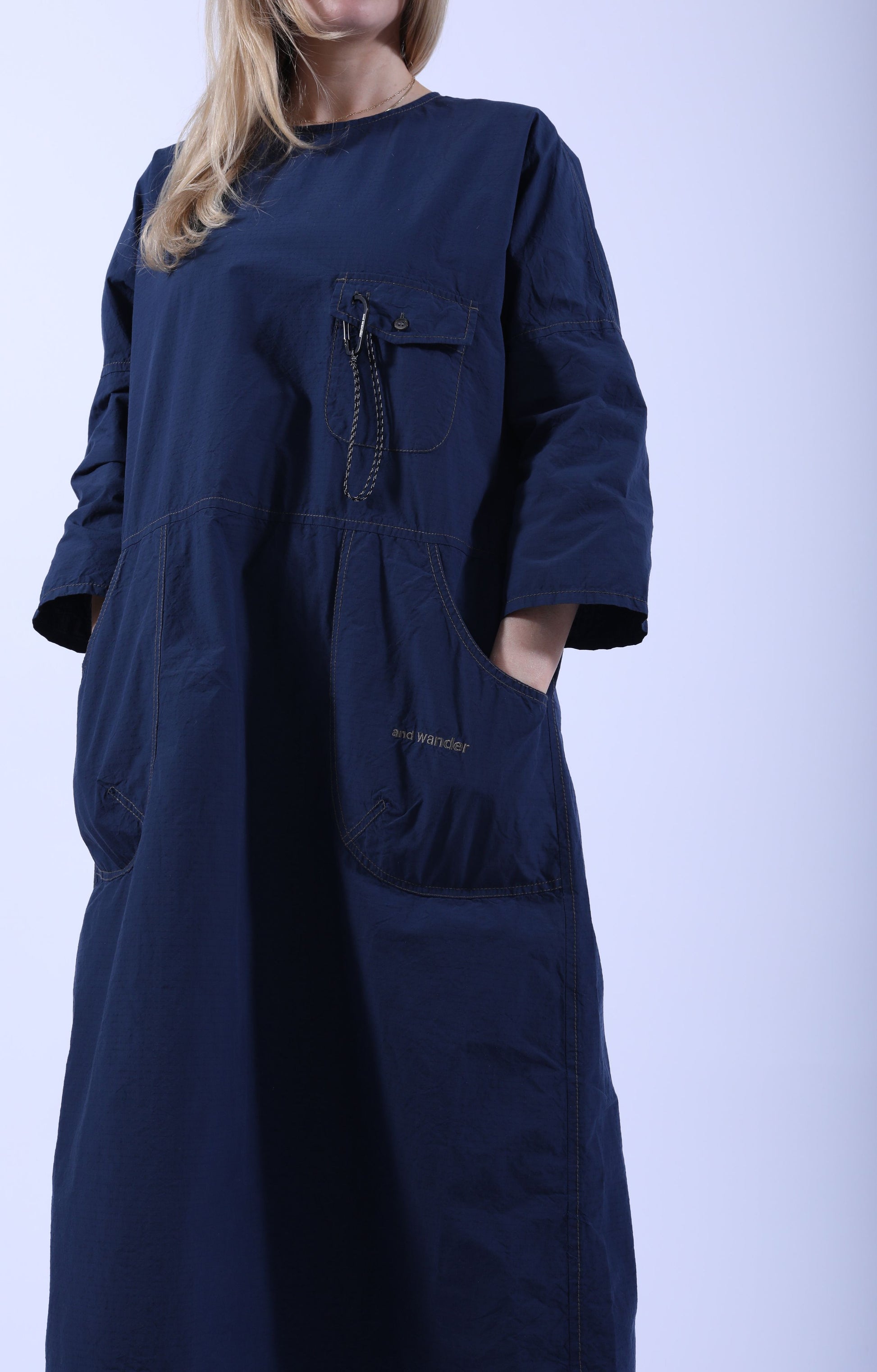 Cordura Rip Dress Blue