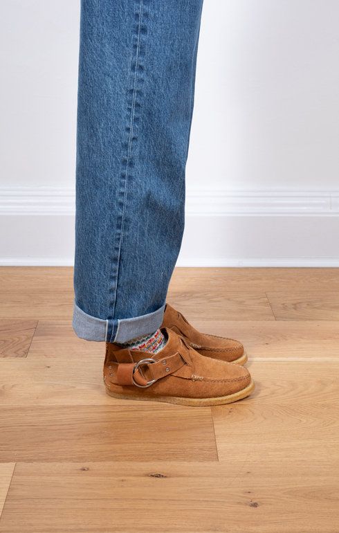 Ring Boots Crepe Sole Brown