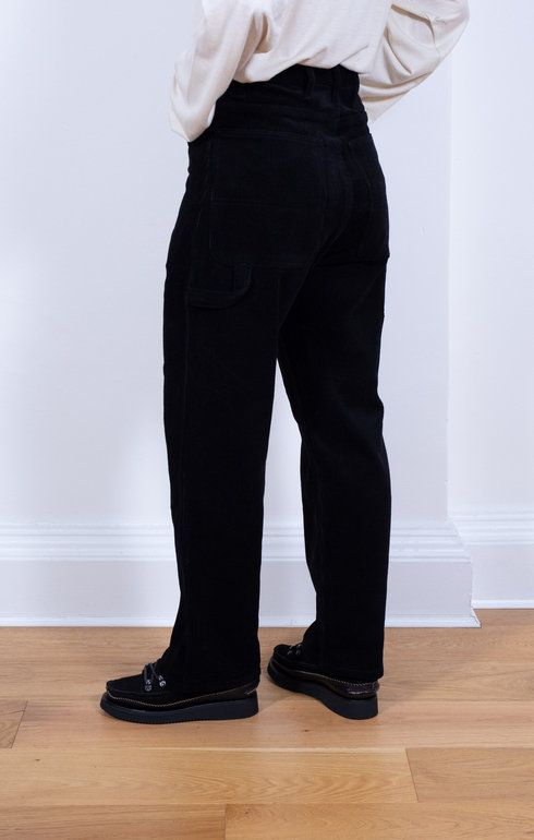 Drop Crotch Painter Pants 8W Cord Black
