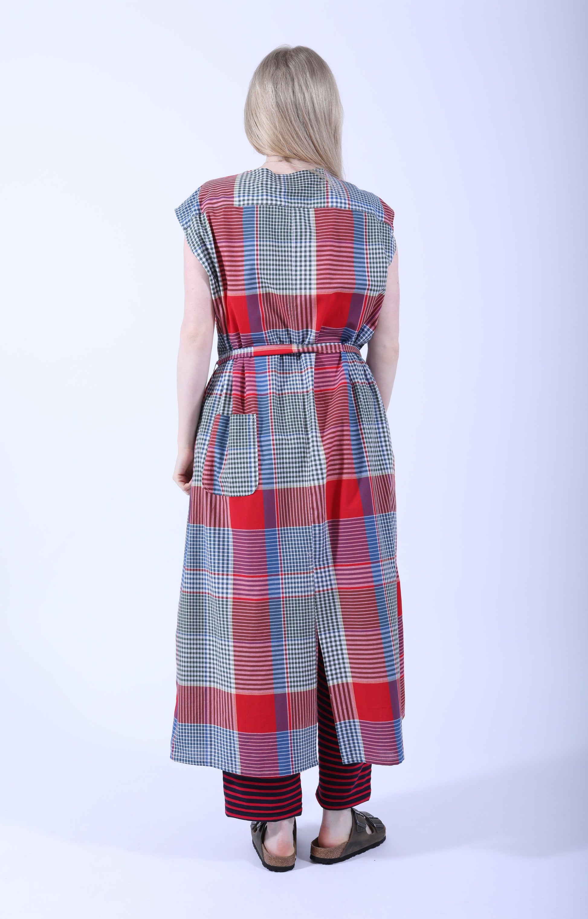 Bush Dress Red/Green Madras Plaid