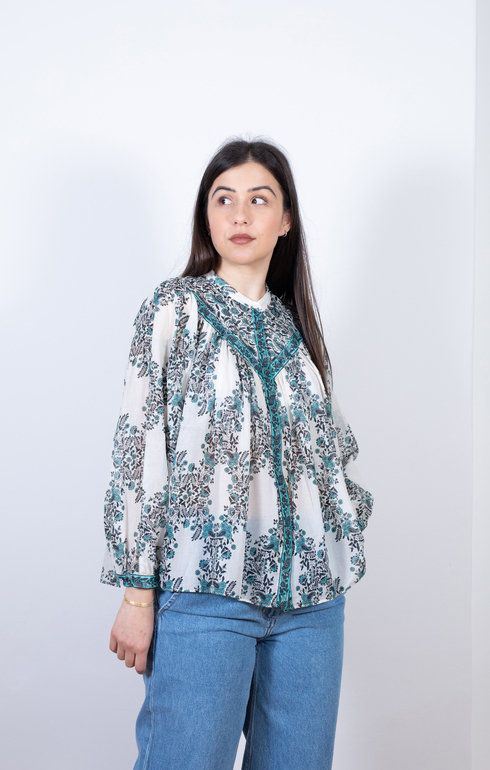 Shirt Corniche Aqua