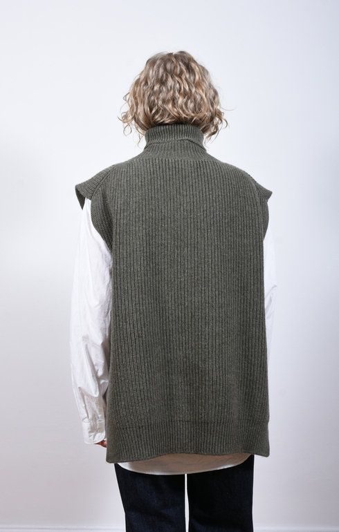 Meri Roll Neck Tabard Borneo