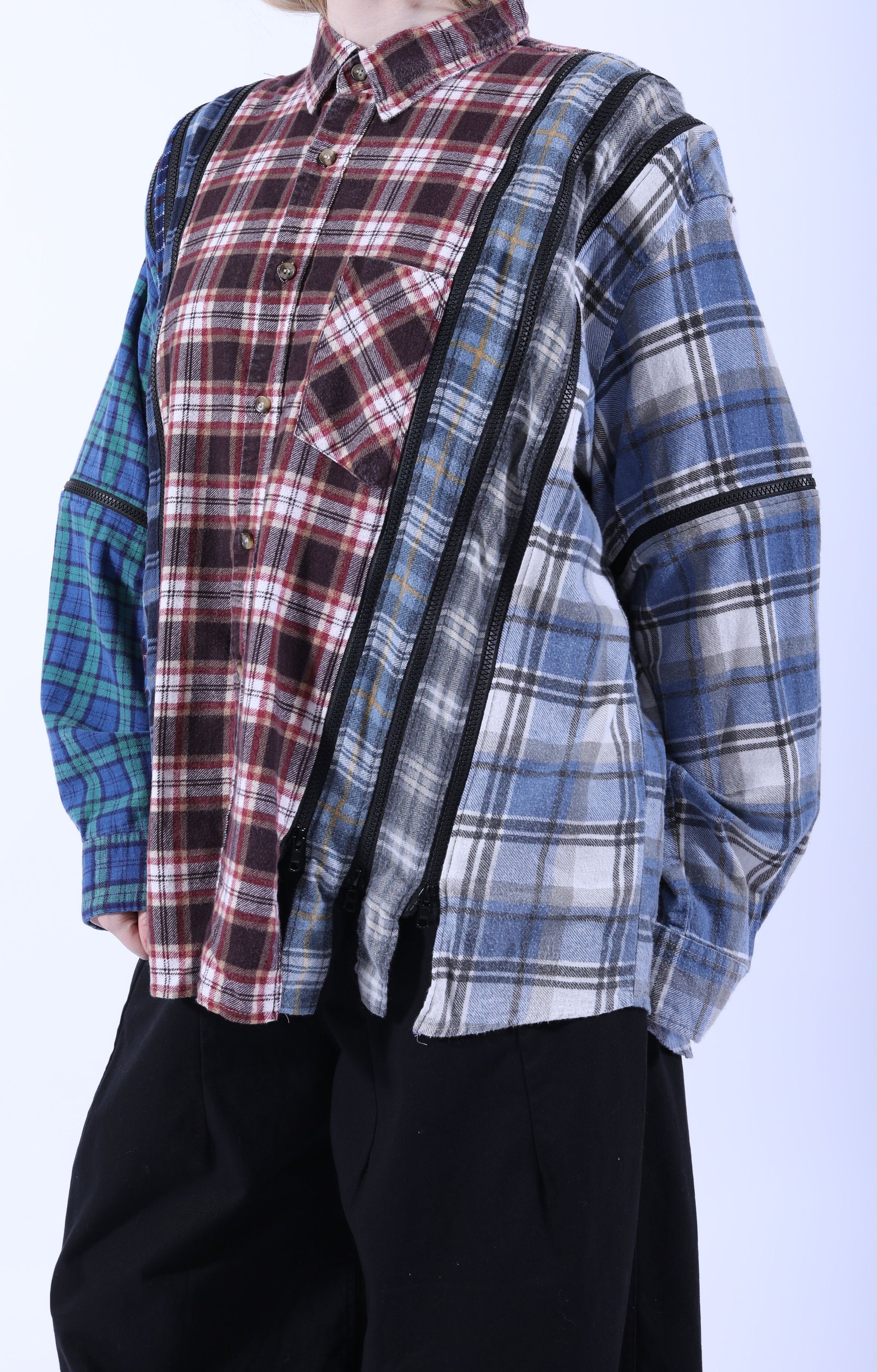 Rebuild By Needles Flannel Shirt Zips #2