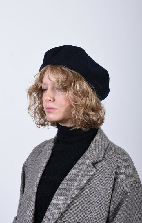 Basque Beret 10.5in Navy