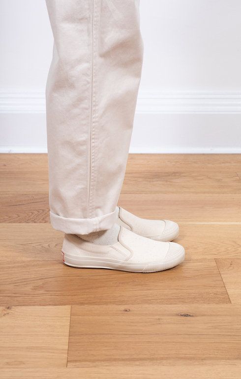 Shell Cap Slip-on Kinari/Off White