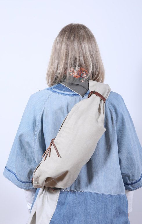 #6 Canvas LITTE SNUFKIN Bag Ecru