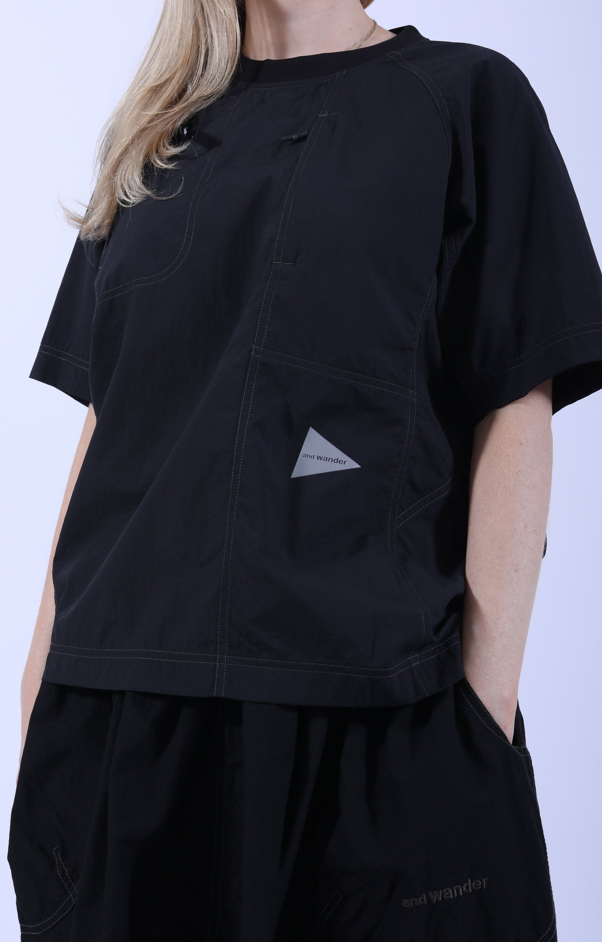 Stretch Ripstop Pullover Black