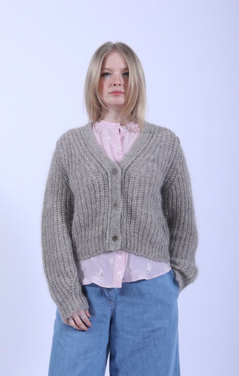 Cardigan Wicca Soft Gray