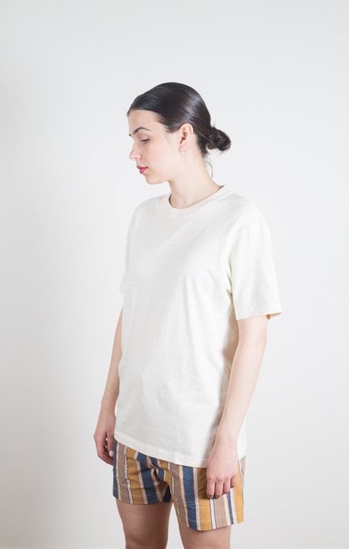 Crew Neck T-Shirt Natural