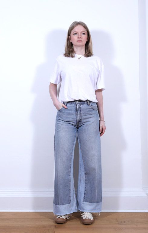 Reworked Culotte Vintage Indigo