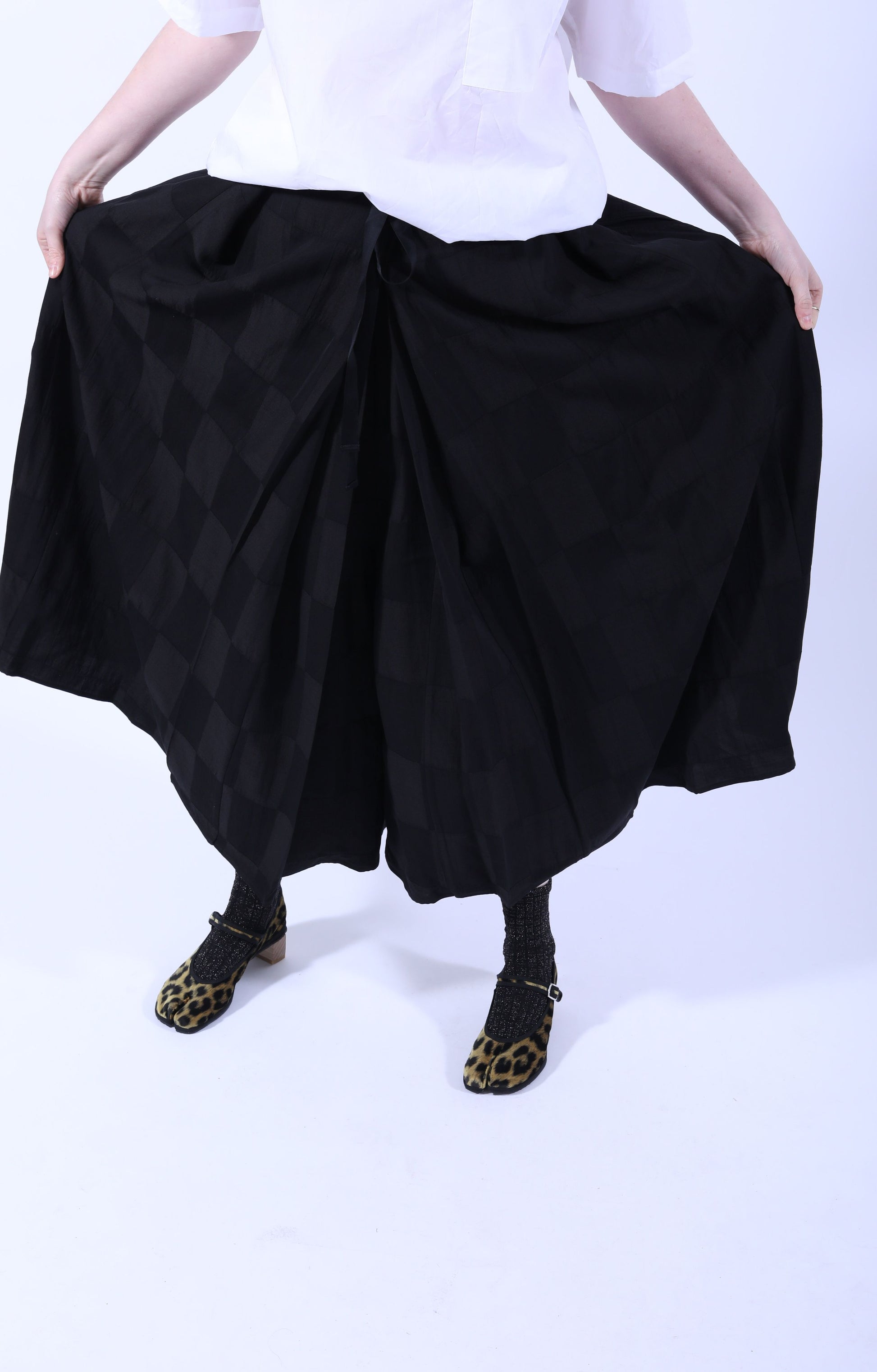 Hakama Pant Jacquard Black