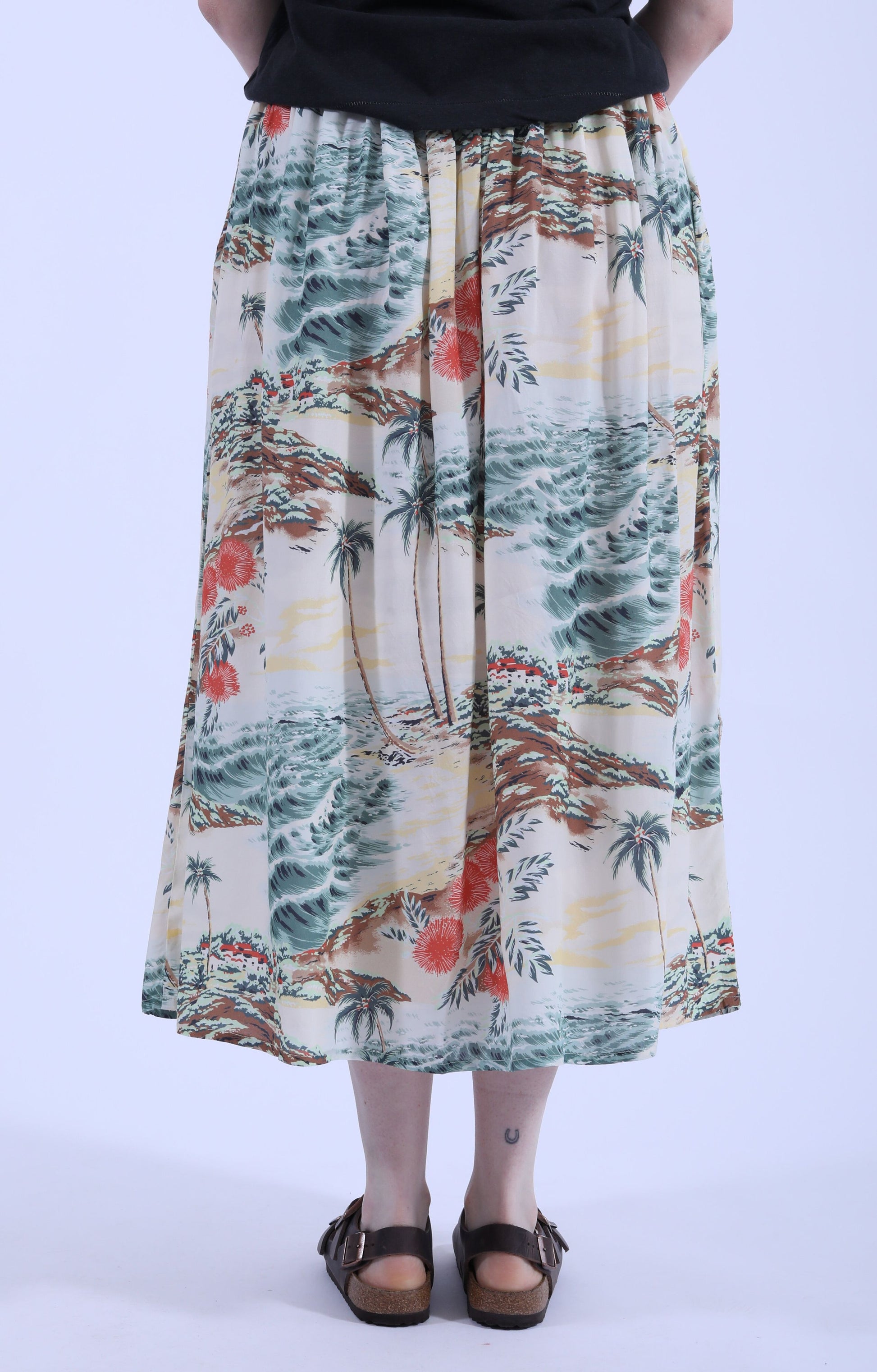 Hawaiian Gathered Skirt