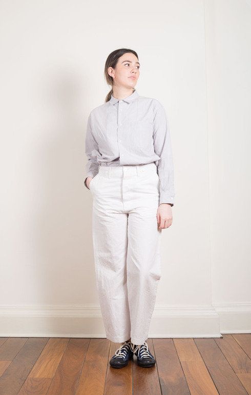 Waist Overalls Dusty White