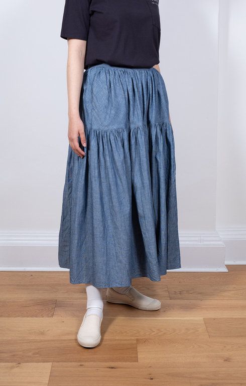 Tiered Maxi Skirt