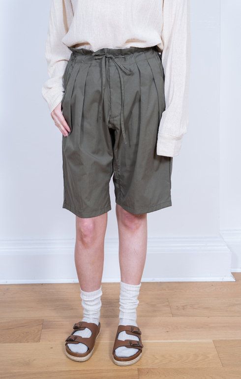 Drop Crotch Short Vancloth Olive