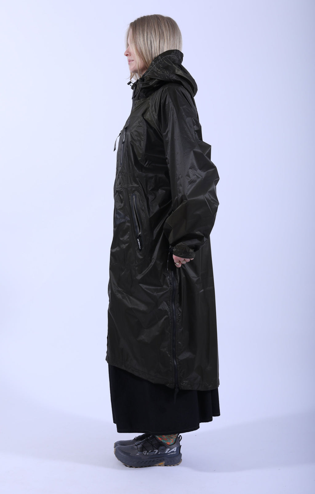 Fly Rain Long Coat Khaki