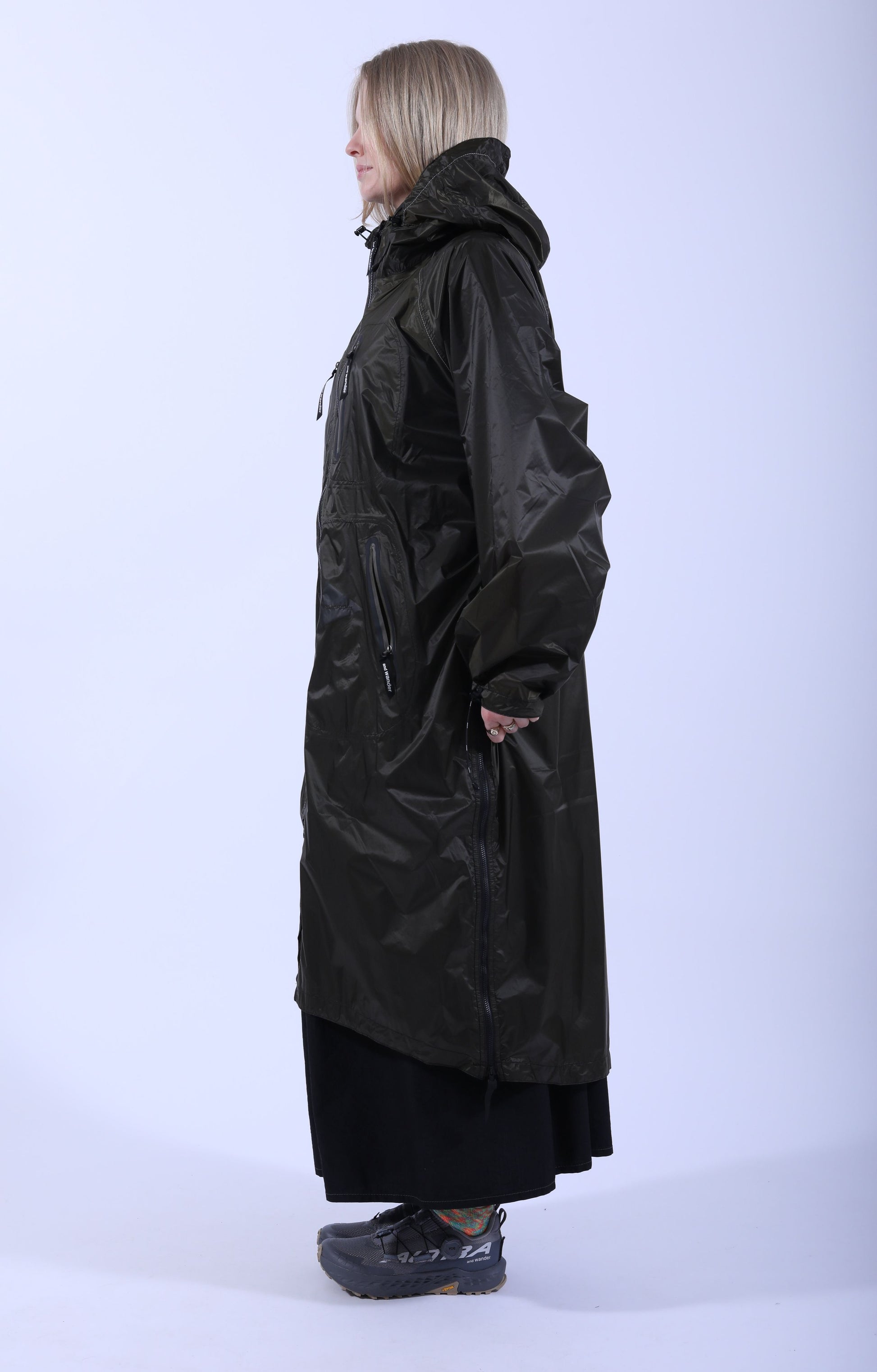 Fly Rain Long Coat Khaki