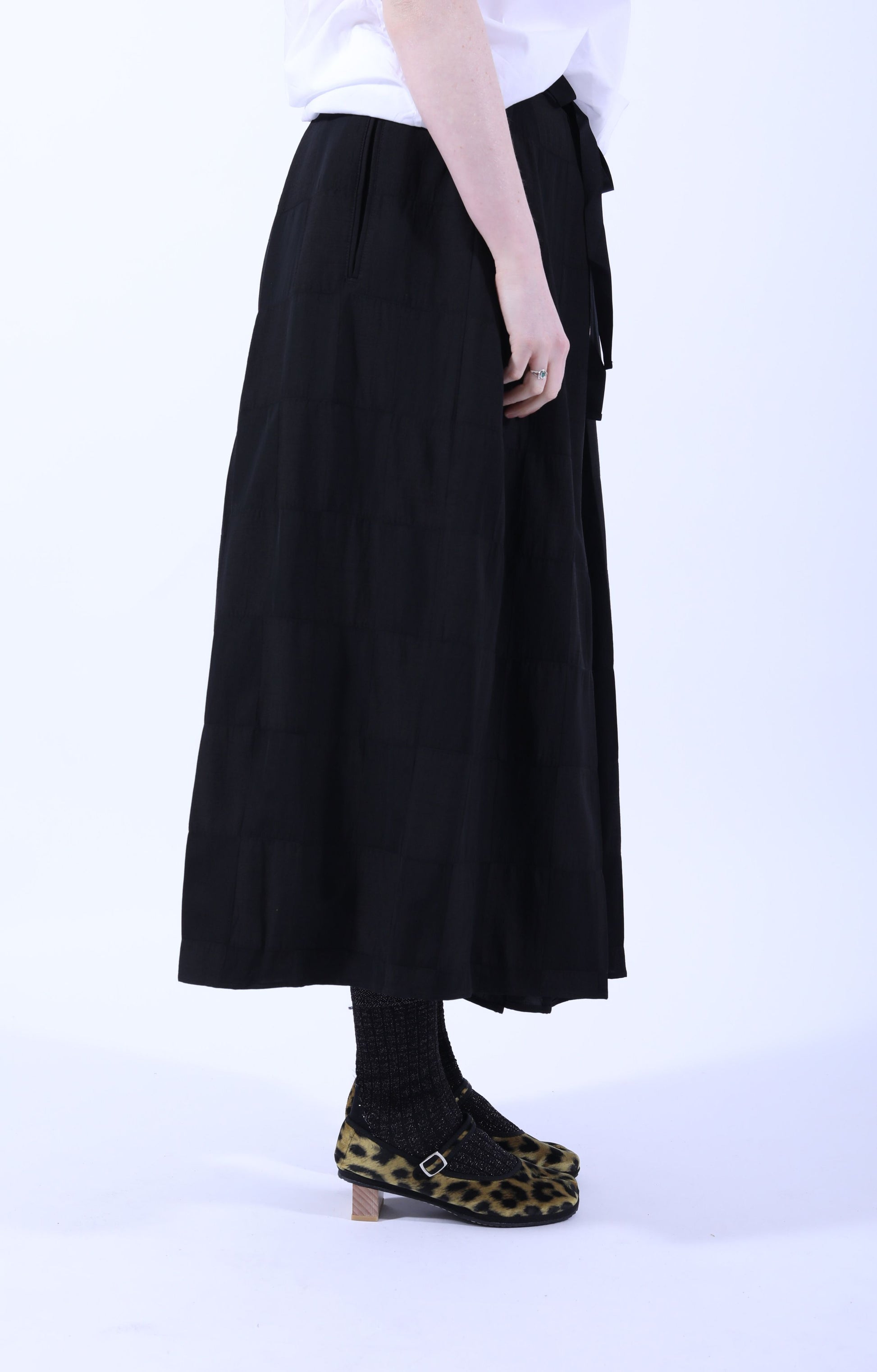 Hakama Pant Jacquard Black
