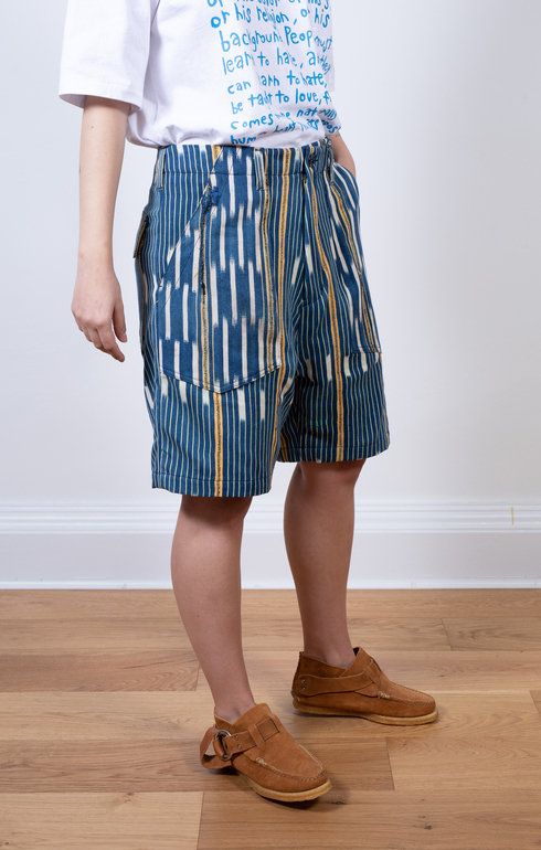 Fatigue Shorts Handwoven African Cloth