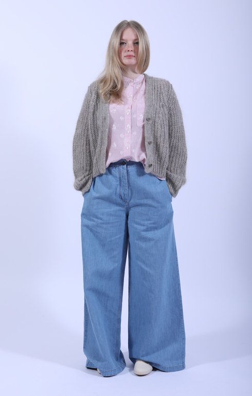 Cardigan Wicca Soft Gray