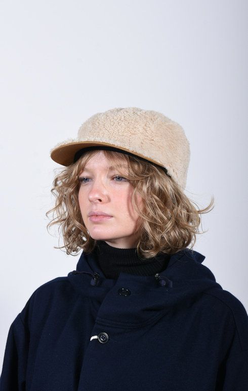 Boa Fleece Cap Ecru