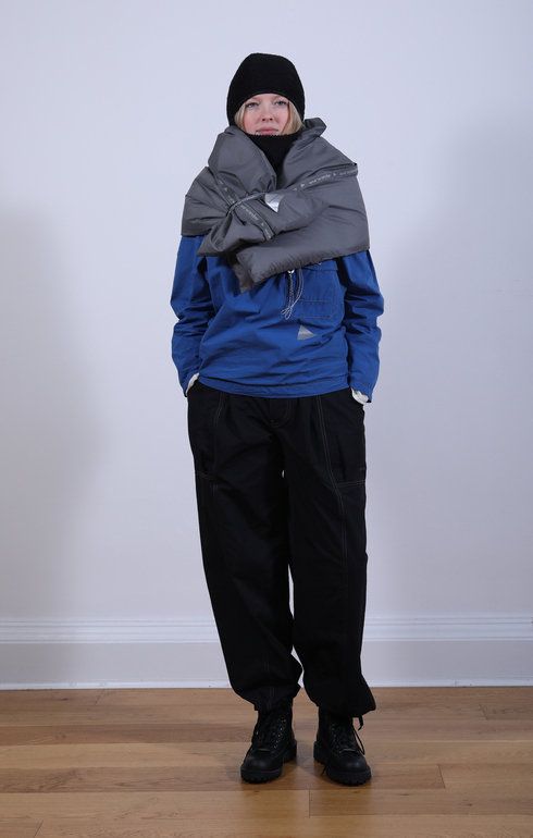 CORDURA Typewriter LS Pullover Blue