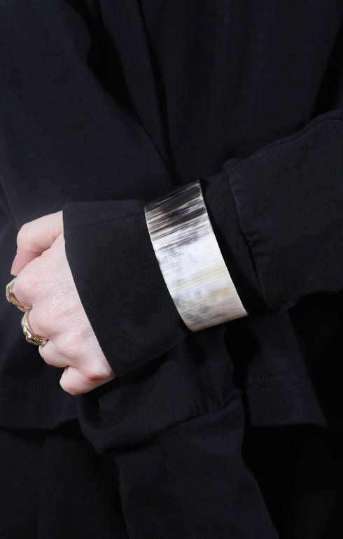 Bracelet 25mm Round Black