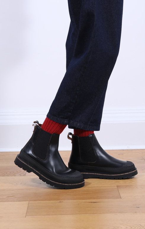 Prescott Slip On Oiled Leather Black