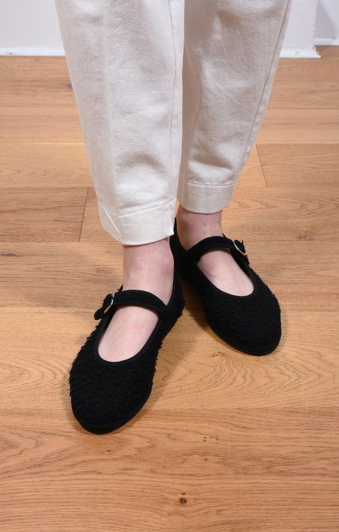 Mary Jane Casentino Ness Shoes Black