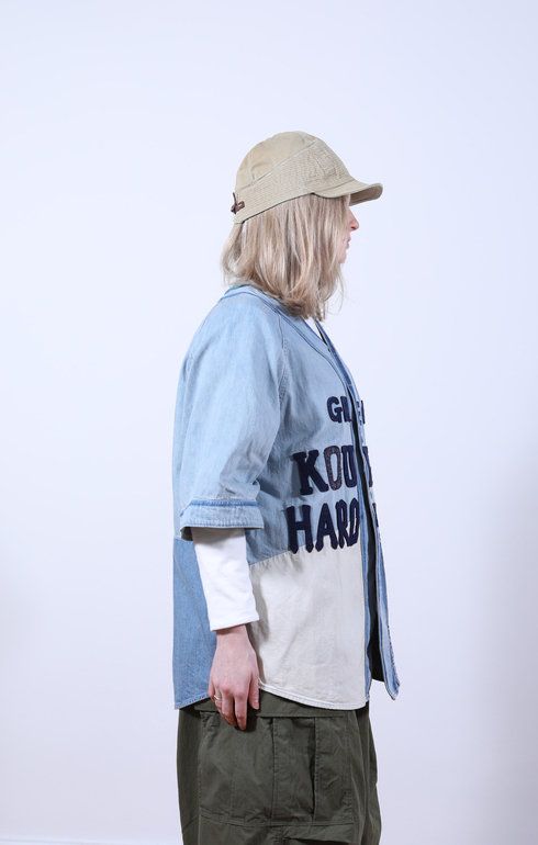 8oz Denim GREAT KOUNTRY Baseball Shirt