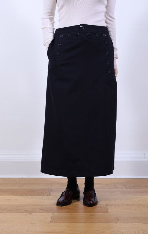 Sailor Skirt Wool D.Navy