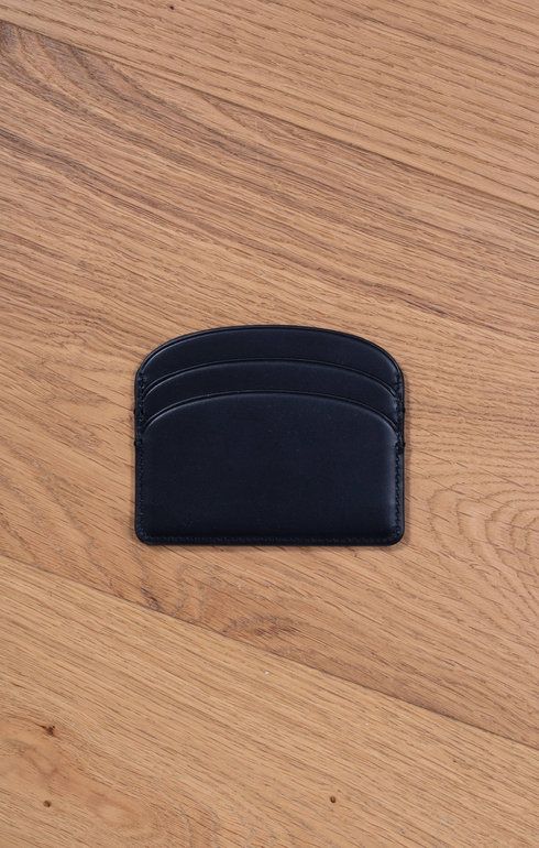 Porte-Cartes Demi-Lune Noir