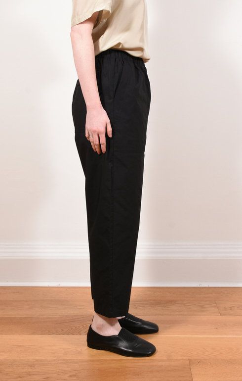 Trousers Gonghi Vion Nero