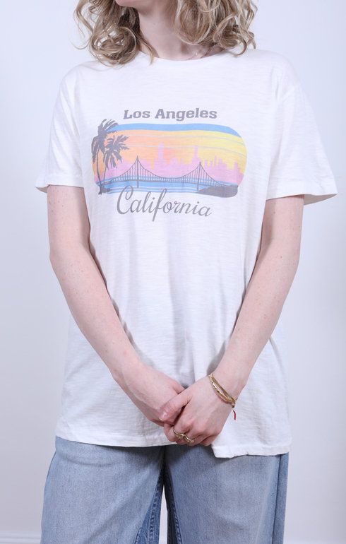 LA California Tee White