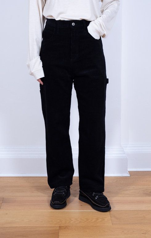 Drop Crotch Painter Pants 8W Cord Black