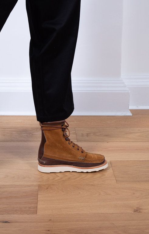 Maine Guide DB Boots w/Christy Natural - FO G Brown